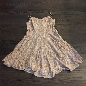 Old Navy Spaghetti Strap Paisley Dress Large